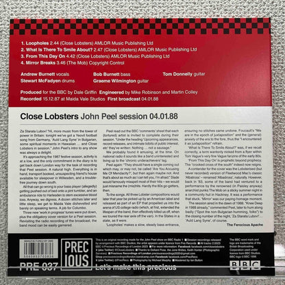 Close Lobsters - John Peel Session 04.01.88 - 45rpm records