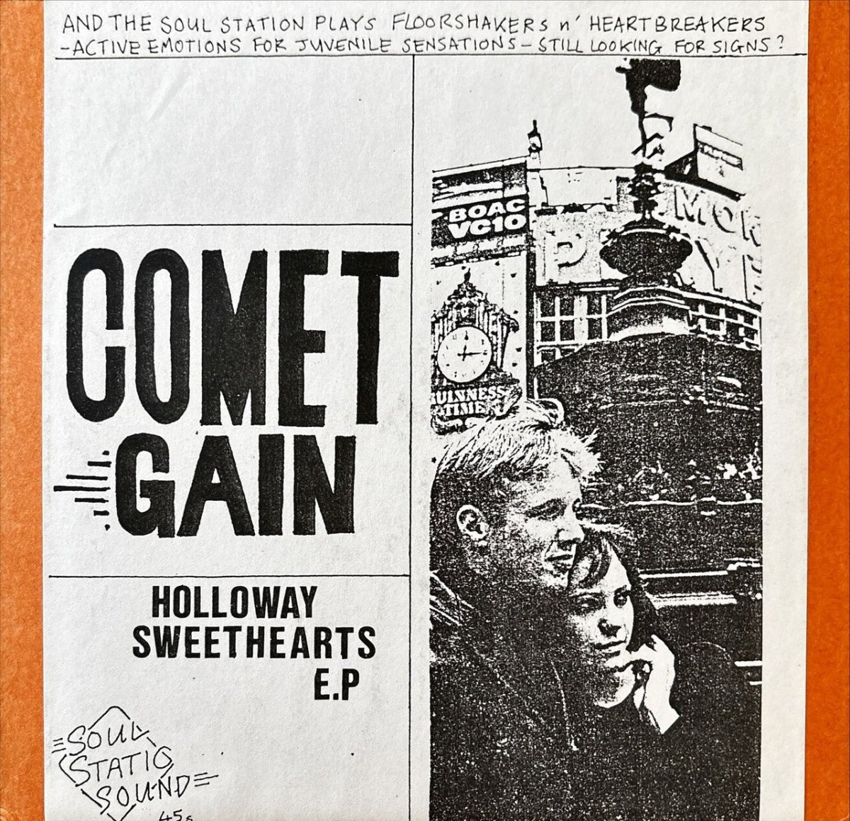 Comet Gain – Holloway Sweethearts EP - 45rpm records
