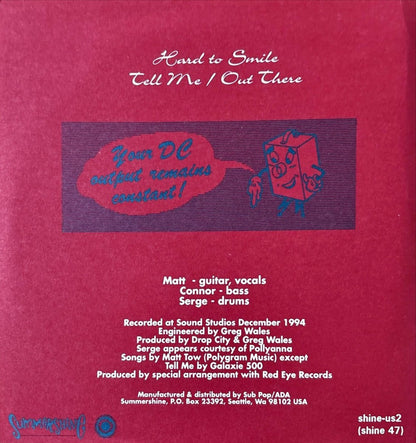 Drop City – Hard To Smile - 45rpm records