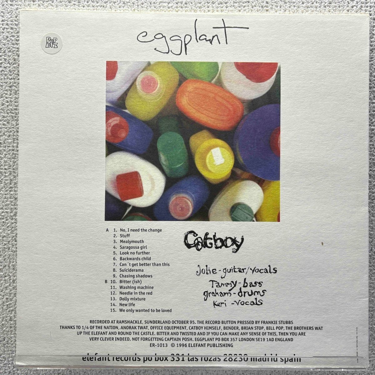 Eggplant - Catboy - 45rpm records