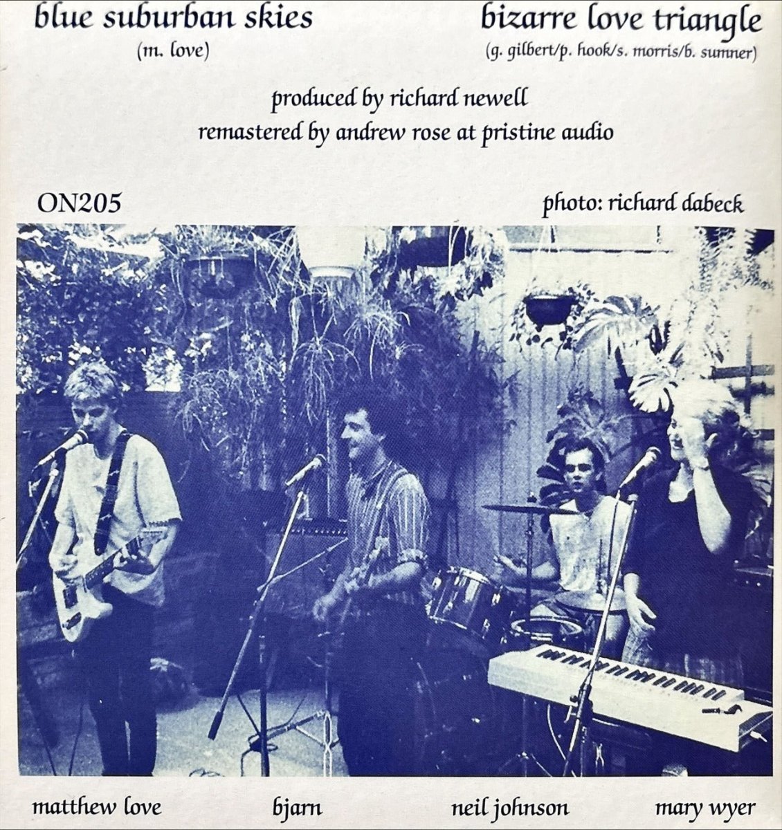 Even As We Speak - Blue Suburban Skies - 45rpm records