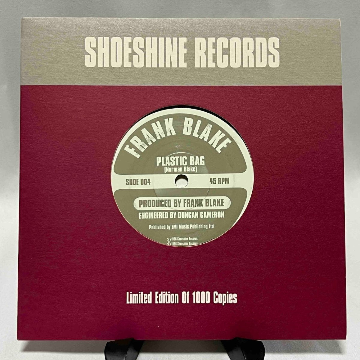 Frank Blake - Plastic Bag - 45rpm records