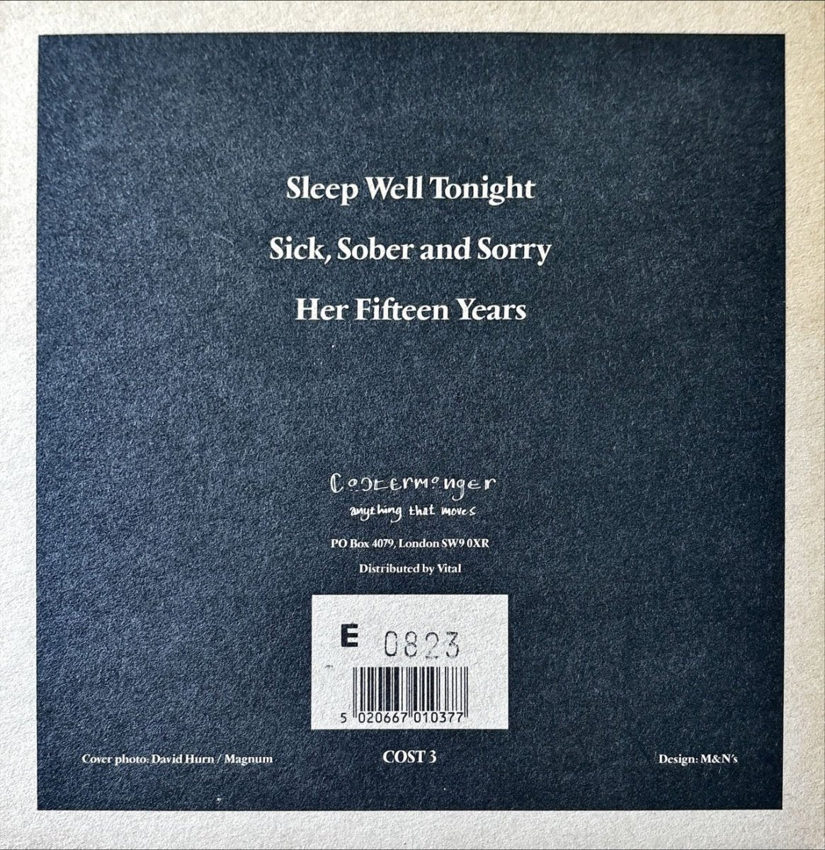 Gene - Sleep Well Tonight - 45rpm records