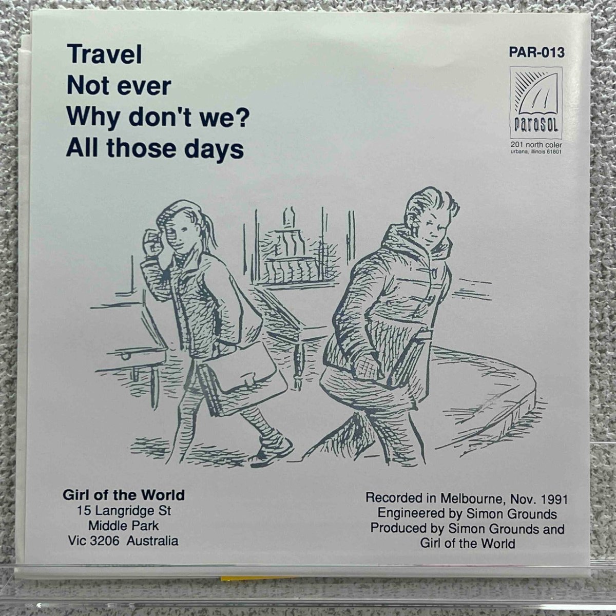 Girl Of The World - Travel EP - 45rpm records