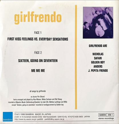Girlfrendo – First Kiss Feelings Vs. Everyday Sensations - 45rpm records