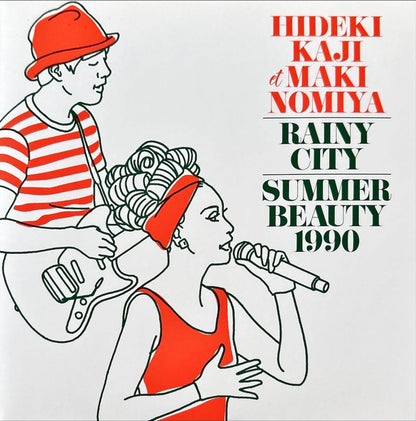 Hideki Kaji et Maki Nomiya – Rainy City / Summer Beauty 1990 - 45rpm records