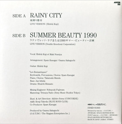 Hideki Kaji et Maki Nomiya – Rainy City / Summer Beauty 1990 - 45rpm records