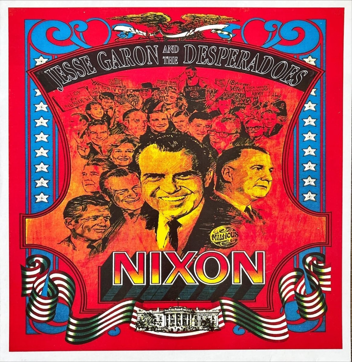 Jesse Garon & The Desperadoes – Nixon - 45rpm records