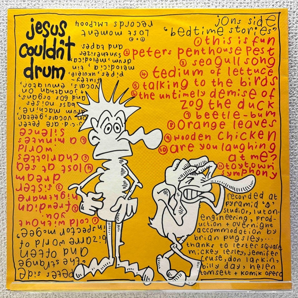 Jesus Couldn't Drum - Er,…Something About Cows - 45rpm records