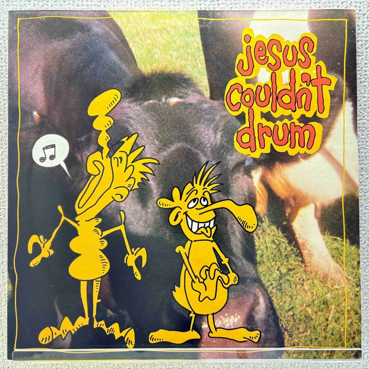 Jesus Couldn't Drum - Er,…Something About Cows - 45rpm records