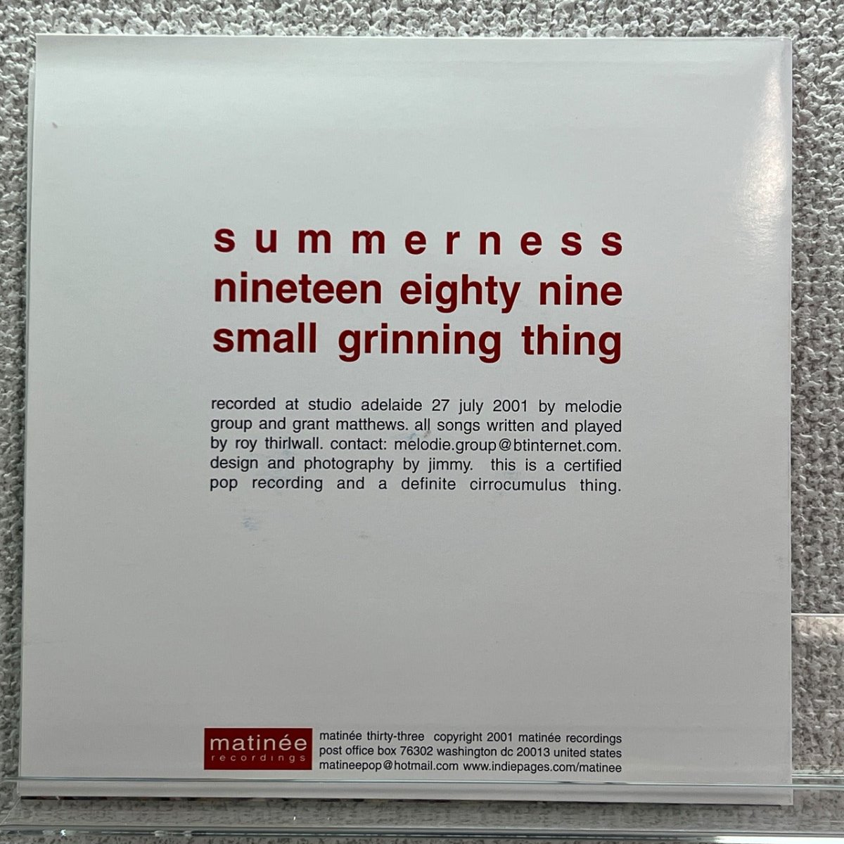 Melodie Group - Summerness - 45rpm records