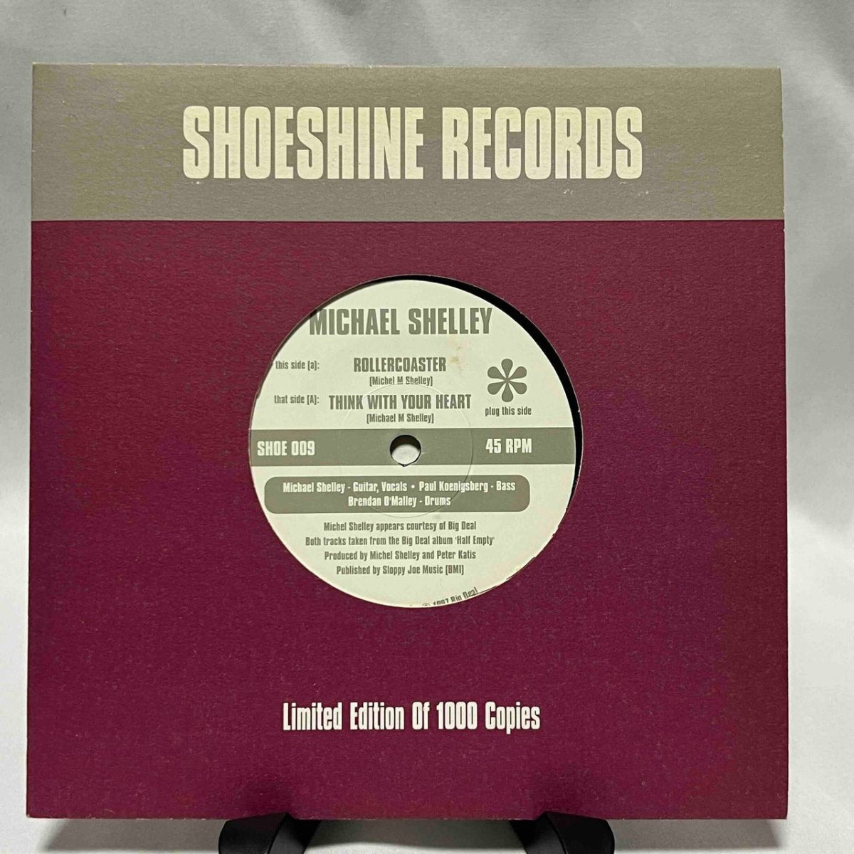 Michael Shelley - Think With Your Heart - 45rpm records