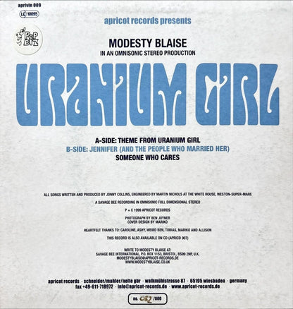 Modesty Blaise - Uranium Girl - 45rpm records