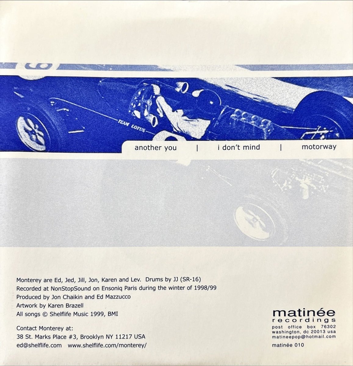 Monterey - The Motorway E.P. - 45rpm records