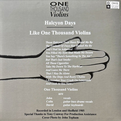 One Thousand Violins - Halcyon Days - 45rpm records