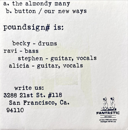 Poundsign - The Almondy Many - 45rpm records