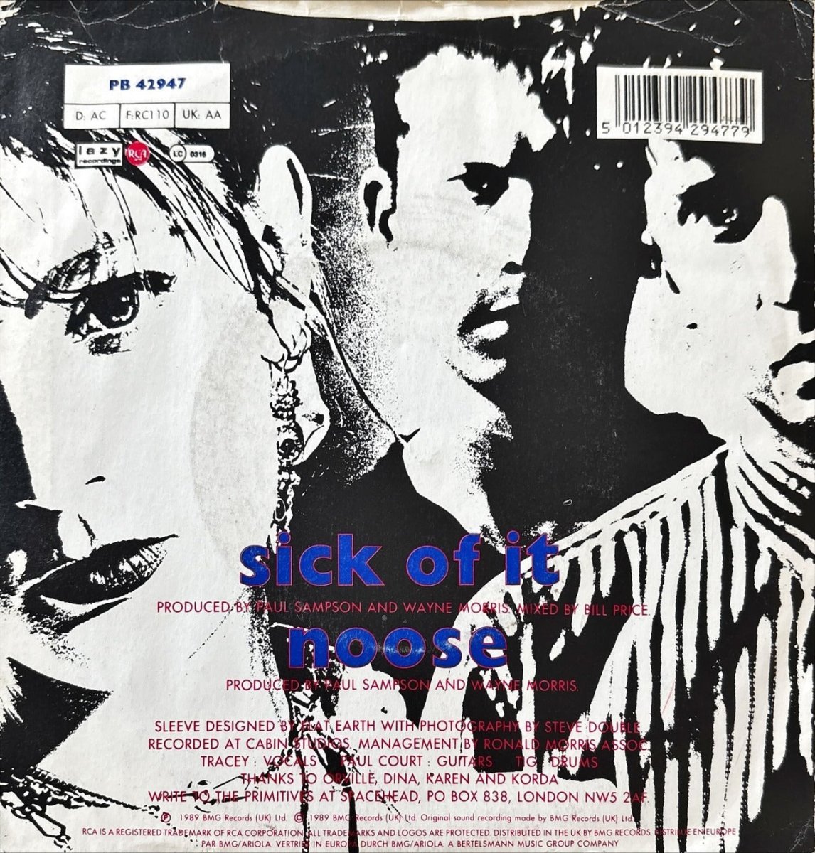 Primitives - Sick Of It - 45rpm records