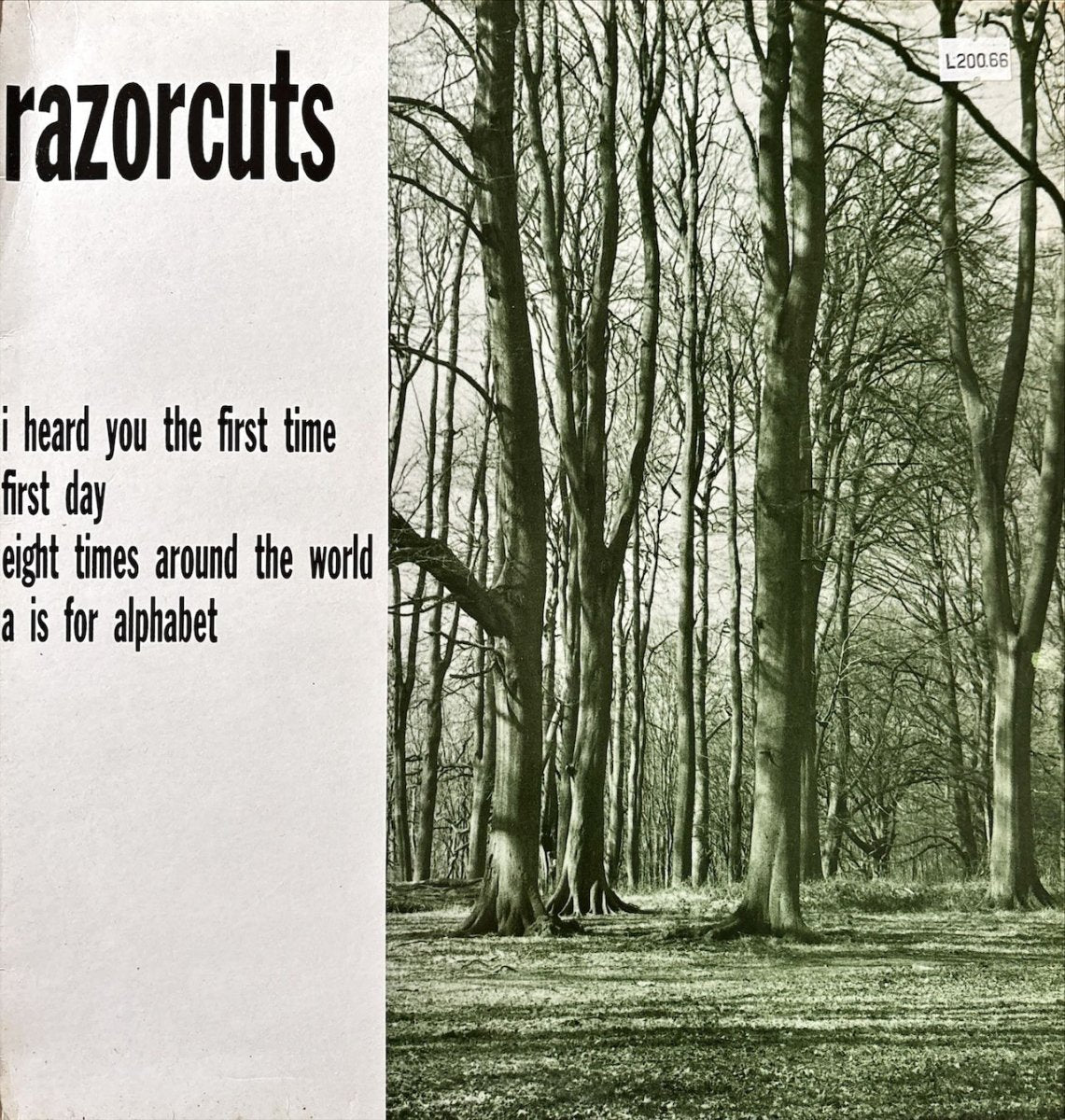 Razorcuts - I Heard You The First Time - 45rpm records