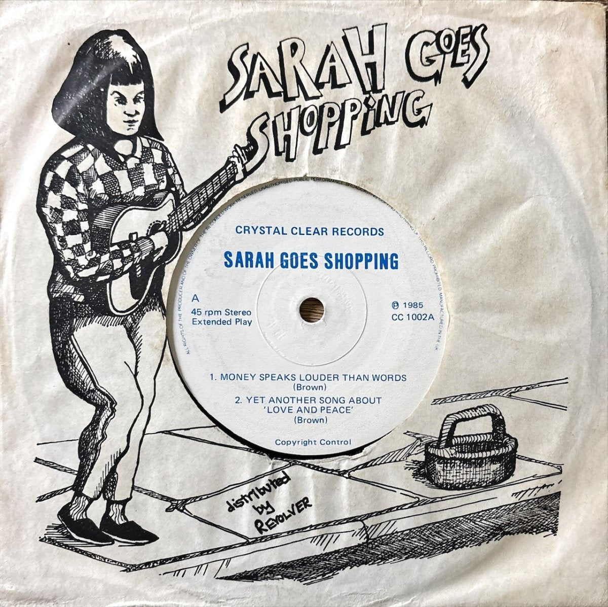 Sarah Goes Shopping – Money Speaks Louder Than Words - 45rpm records