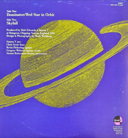 Saturn V - Dominator/Red Star In Orbit - 45rpm records