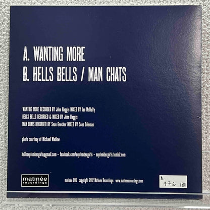 September Girls - Wanting More - 45rpm records