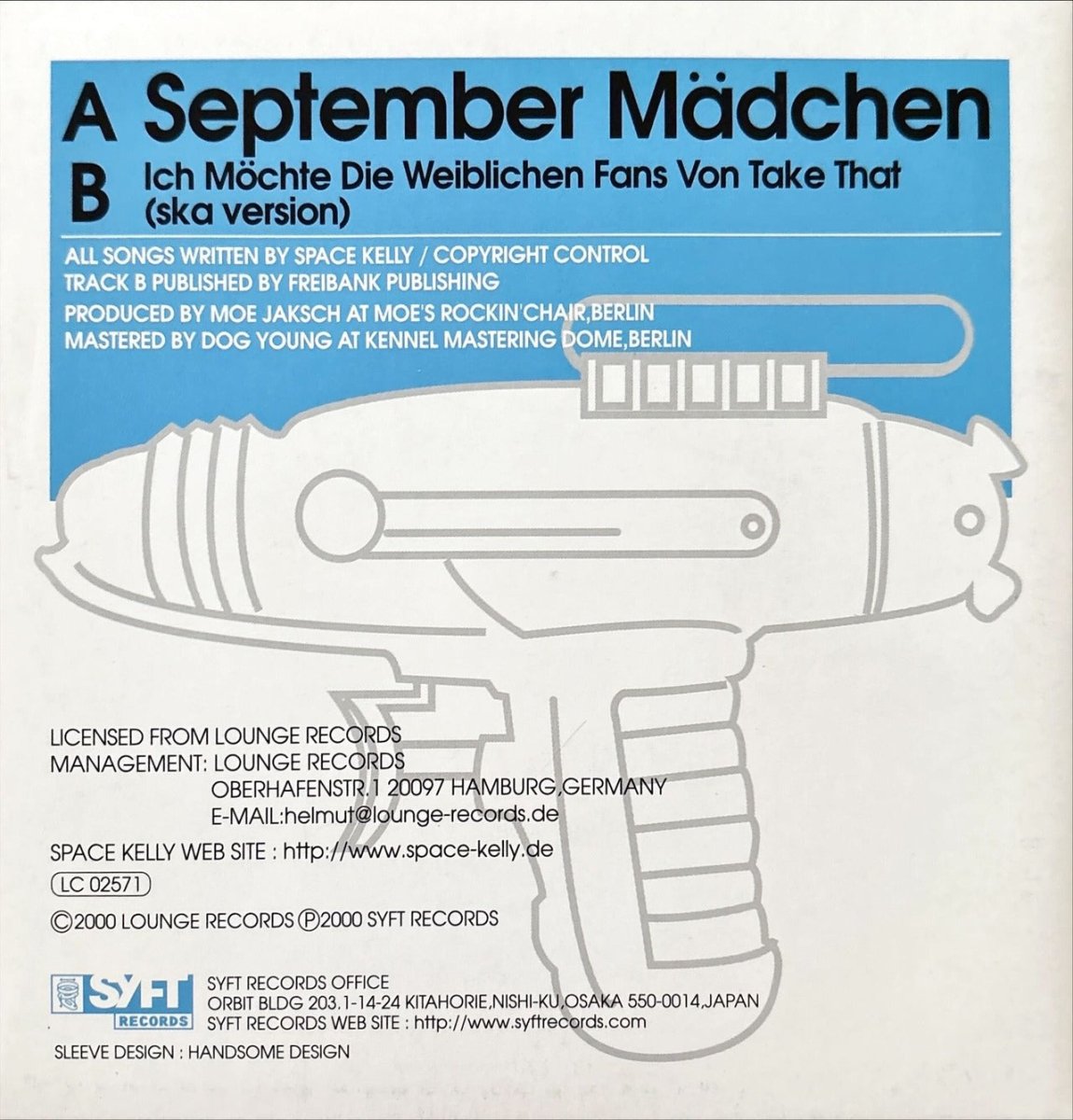 Space Kelly – September Mädchen / Ich Möchte Die Weiblichen Fans Von Take That (ska version) - 45rpm records