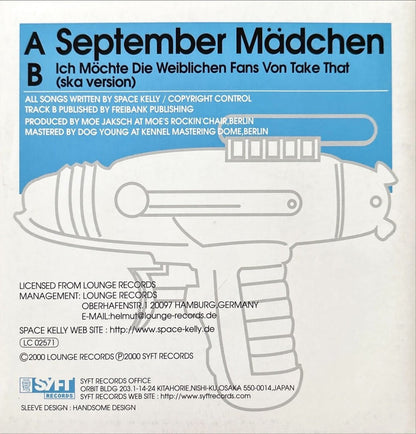 Space Kelly – September Mädchen / Ich Möchte Die Weiblichen Fans Von Take That (ska version) - 45rpm records