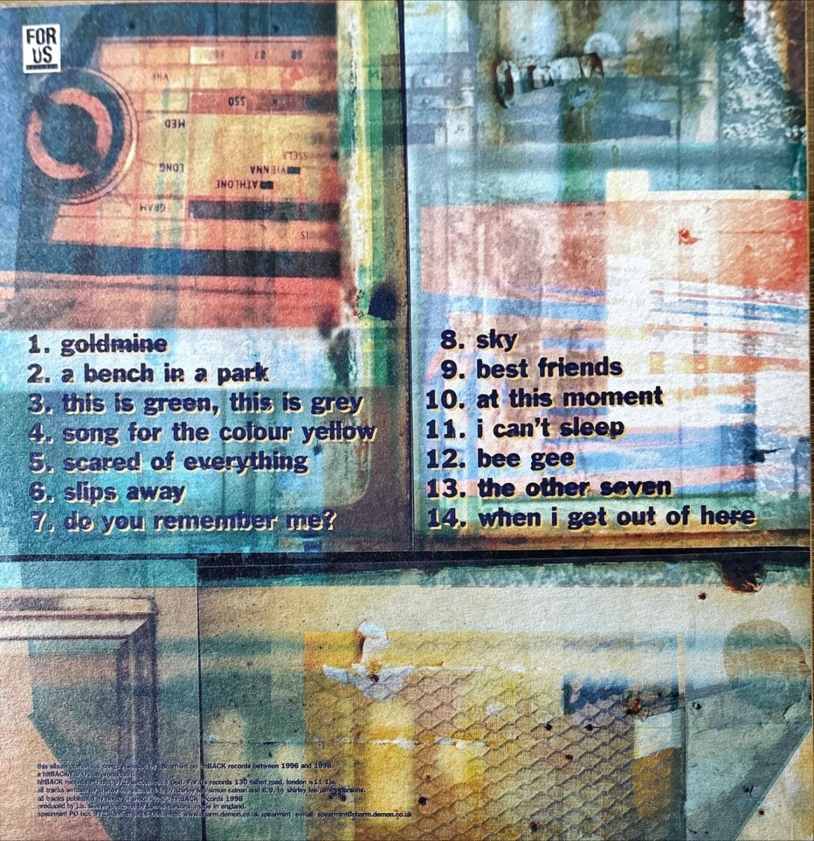 Spearmint - Songs For The Colour Yellow - 45rpm records