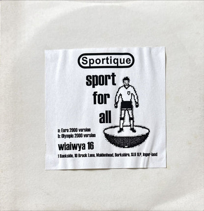 Sportique - Sport For All - 45rpm records