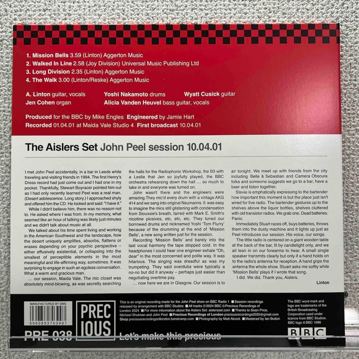 The Aislers Set - John Peel Session 10.04.01 - 45rpm records