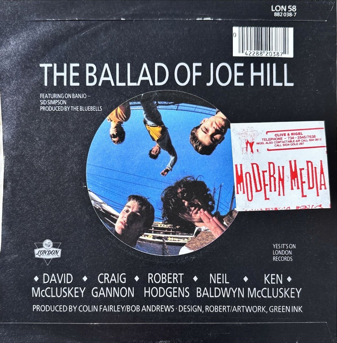 The Bluebells - All I Am - 45rpm records