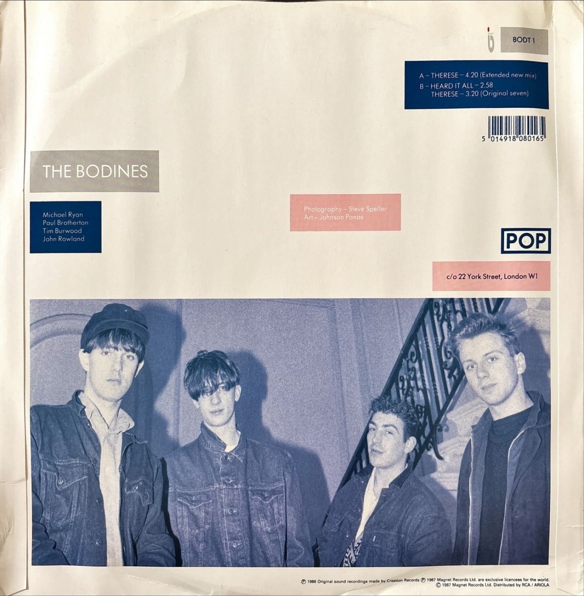 The Bodines – Therese - 45rpm records