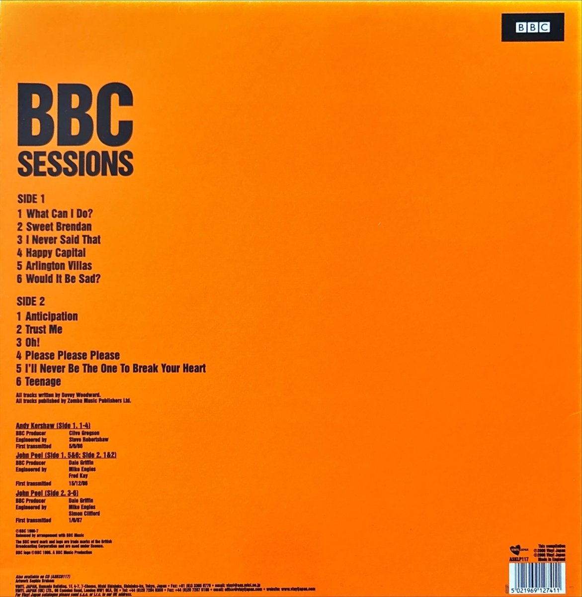 The Brilliant Corners - Bbc Sessions - 45rpm records
