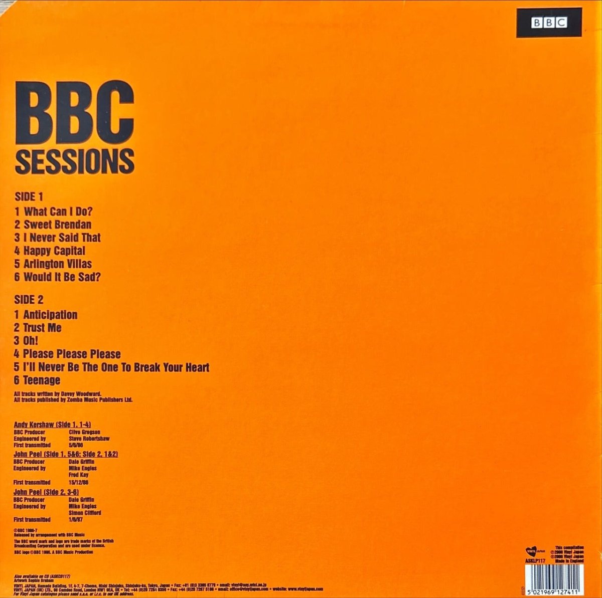 The Brilliant Corners - BBC Sessions - 45rpm records