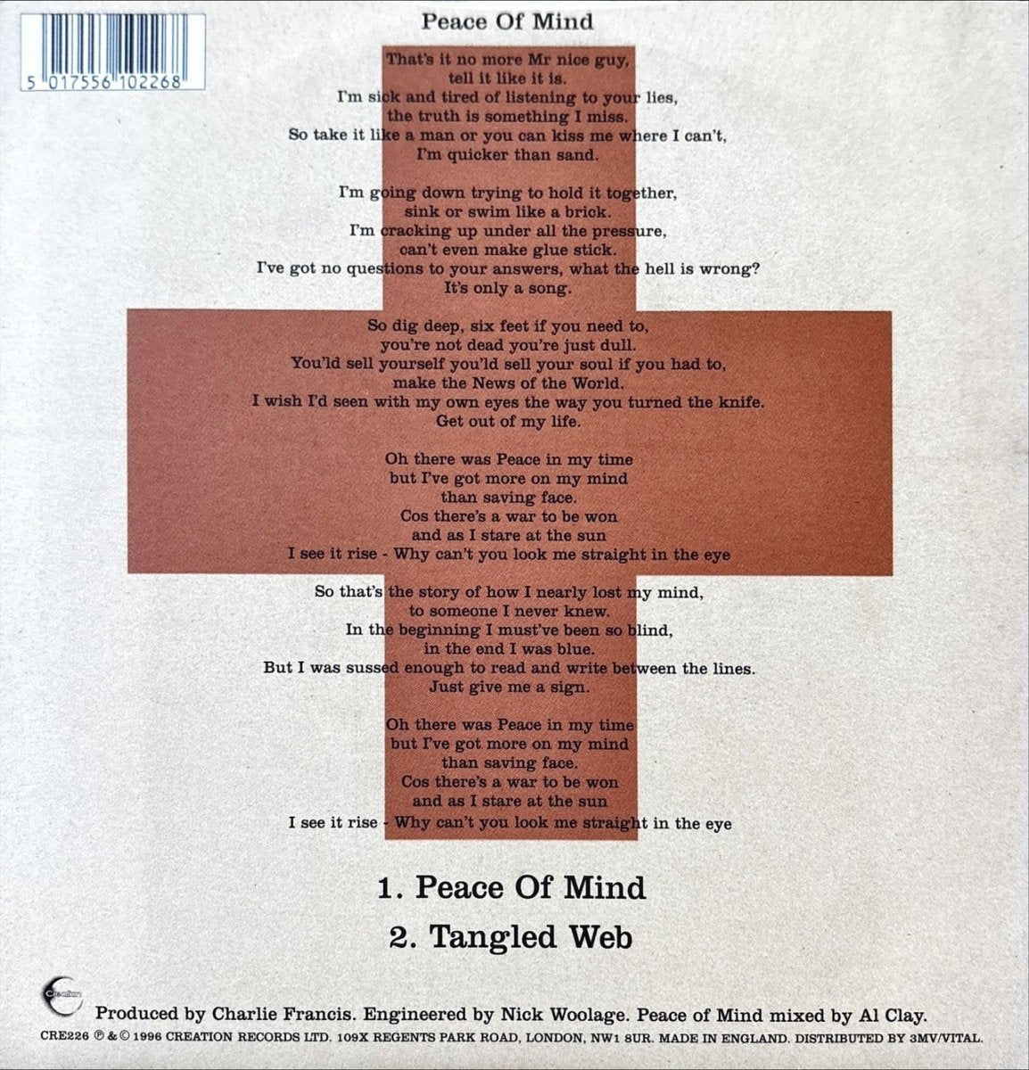 The Digger$ – Peace Of Mind - 45rpm records