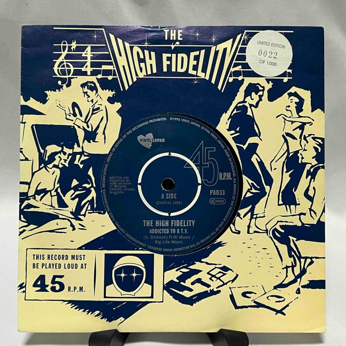The High Fidelity - Addicted To A T.V. - 45rpm records