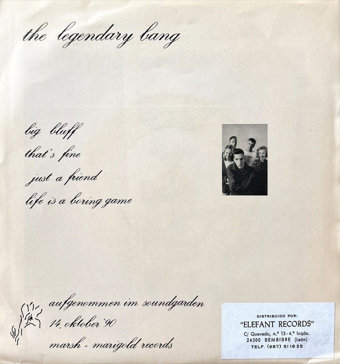 The Legendary Bang – Big Bluff - 45rpm records
