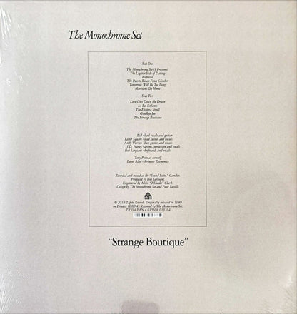 The Monochrome Set - "Strange Boutique" - 45rpm records