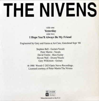 The Nivens - Yesterday - 45rpm records