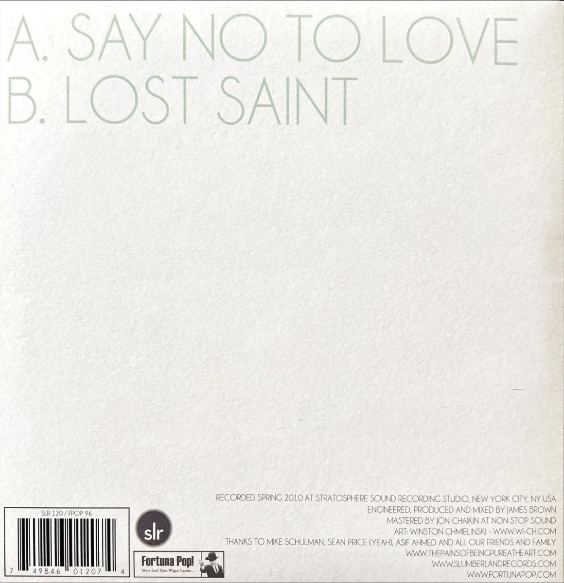 The Pains Of Being Pure At Heart – Say No To Love - 45rpm records