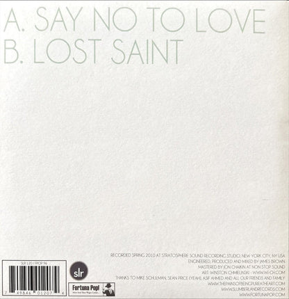 The Pains Of Being Pure At Heart – Say No To Love - 45rpm records