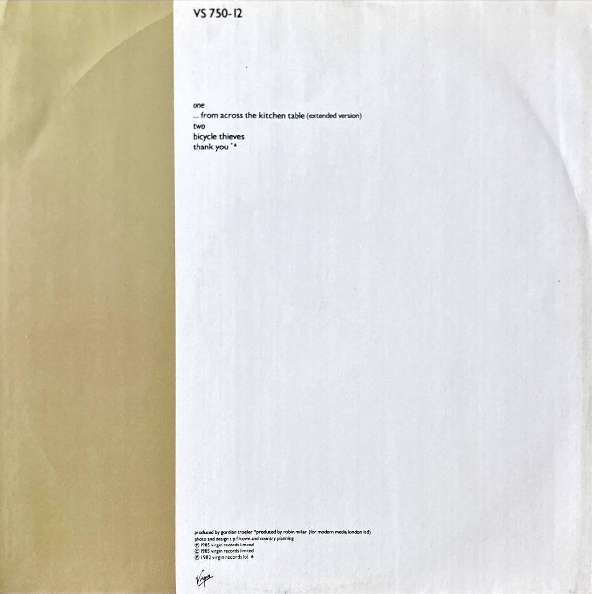 The Pale Fountains – ... From Across The Kitchen Table - 45rpm records