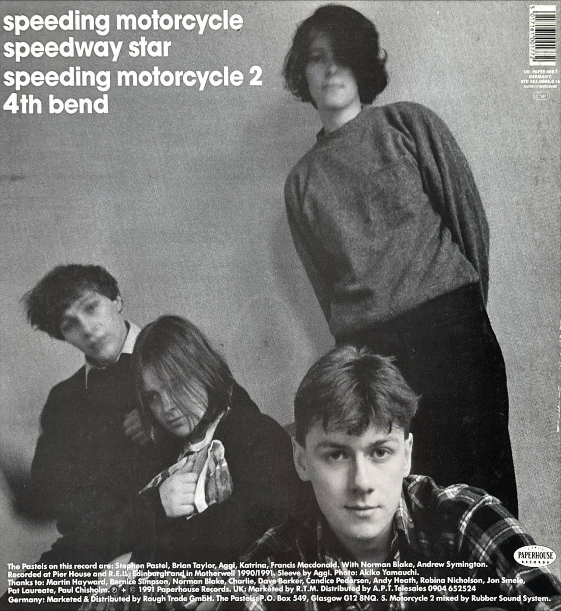 The Pastels – Speeding Motorcycle / Speedway Star - 45rpm records