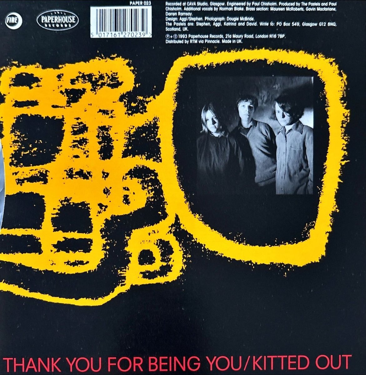 The Pastels – Thank You For Being You - 45rpm records