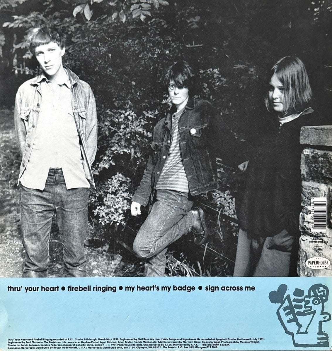 The Pastels – Thru' Your Heart - 45rpm records