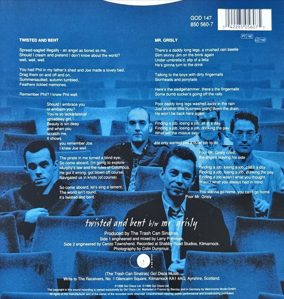The Trash Can Sinatras – Twisted And Bent - 45rpm records