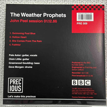 The Weather Prophets - John Peel Session 01.12.86 - 45rpm records