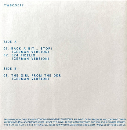 The Wedding Present – Back A Bit... Stop! (German Version) - 45rpm records