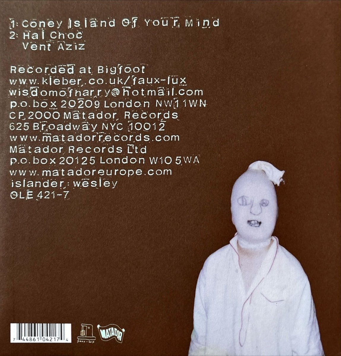 The Wisdom Of Harry – Coney Island Of Your Mind - 45rpm records