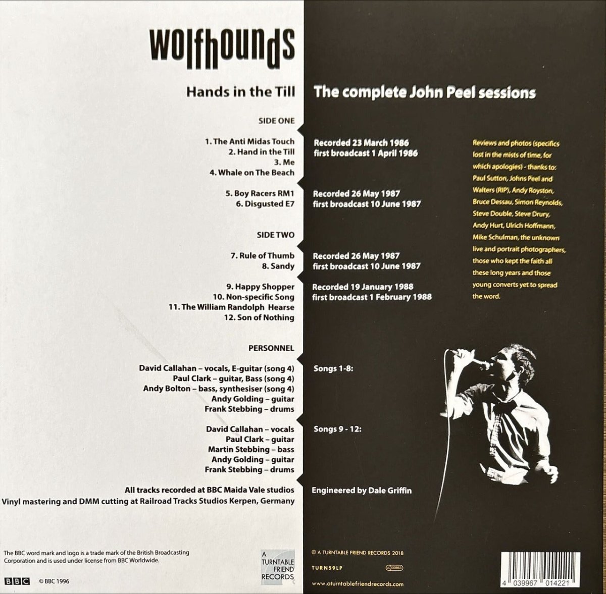 The Wolfhounds - Hands in the Till: The complete John Peel sessions - 45rpm records